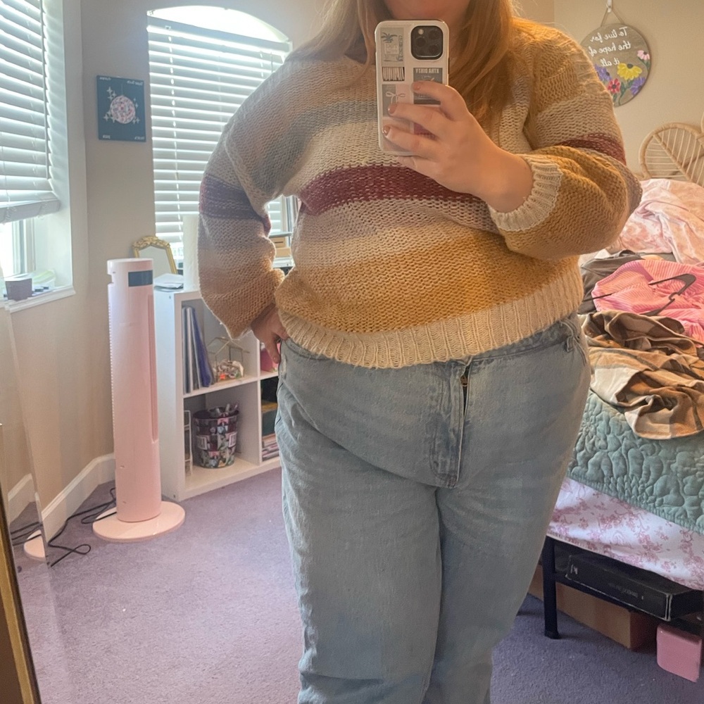 Cozy Multicolor Striped Sweater